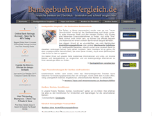 Tablet Screenshot of bankgebuehr-vergleich.de